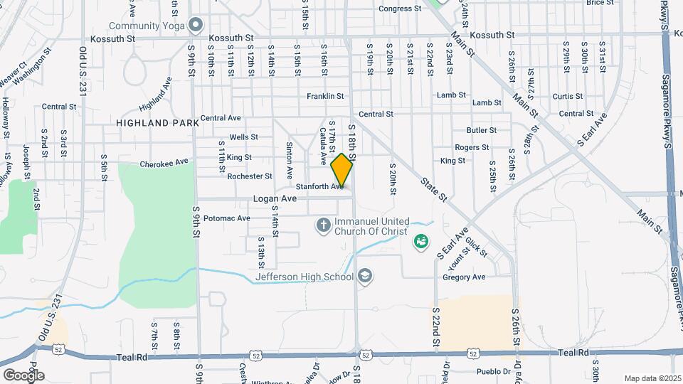 1705 Stanforth Ave Mapa y Detalles de la Ubicación
