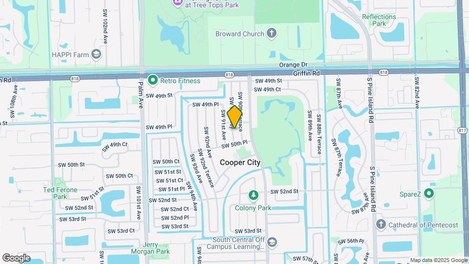 5012 SW 90th Way Map and Location Details