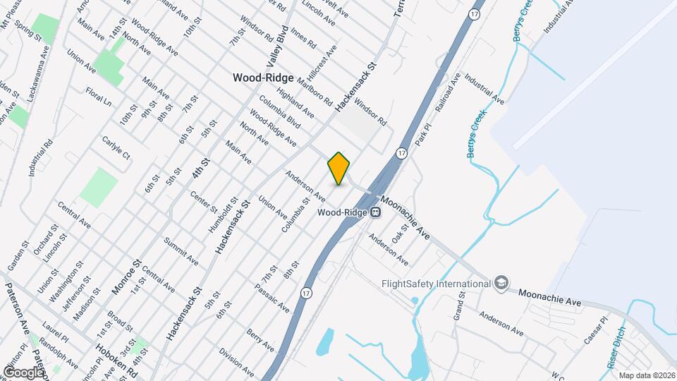 166 Woodridge St Map and Location Details