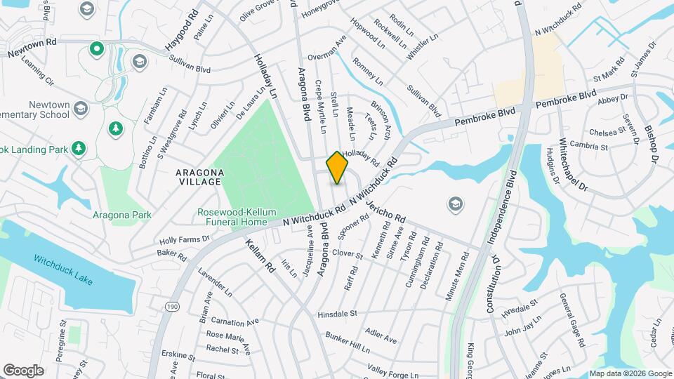 712 Houdon Ln Map and Location Details