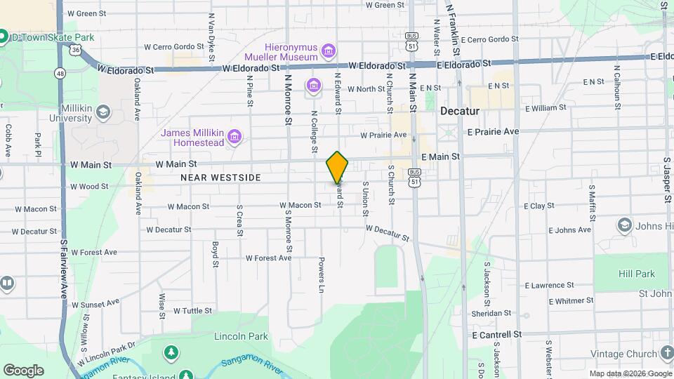 223 S Edward St Mapa y Detalles de la Ubicación