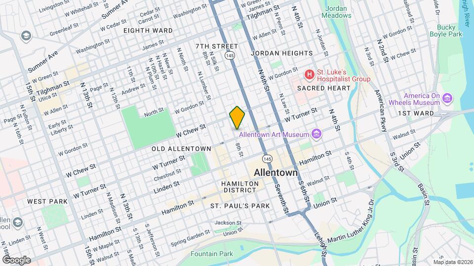 207-209 N 8th St Mapa y Detalles de la Ubicación