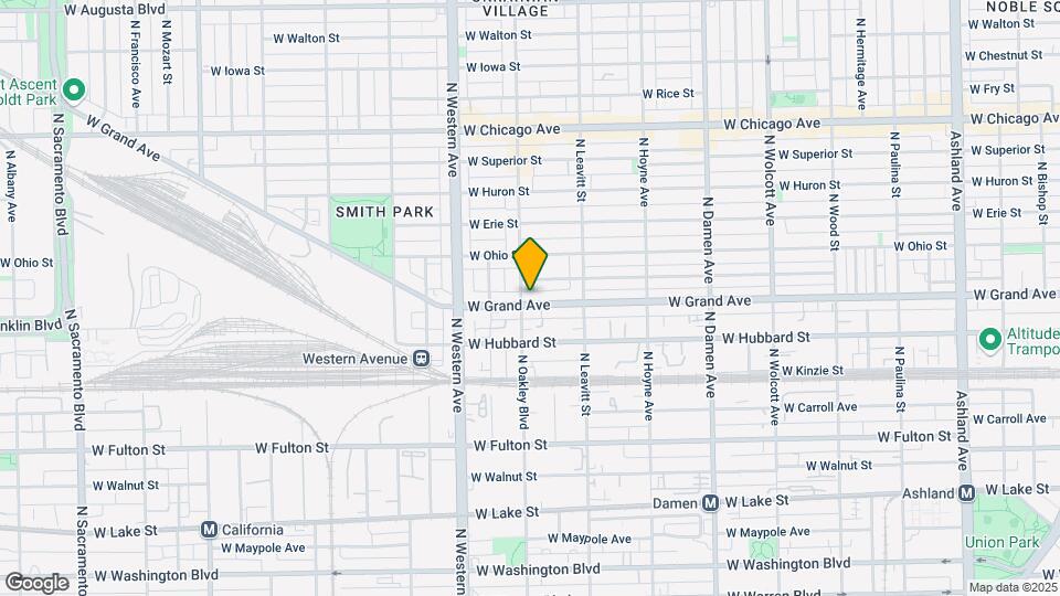 2256 W Grand Ave Map and Location Details