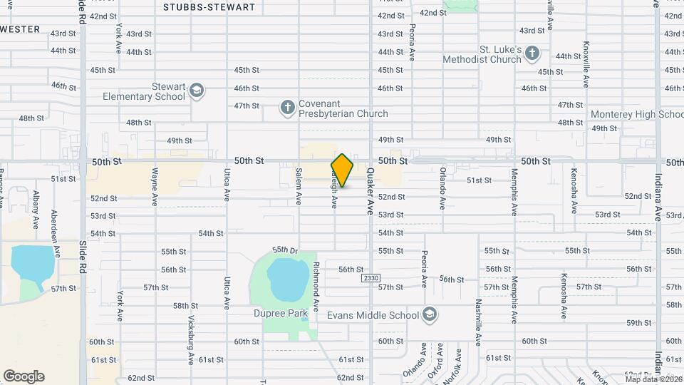 4416 52nd St Map and Location Details