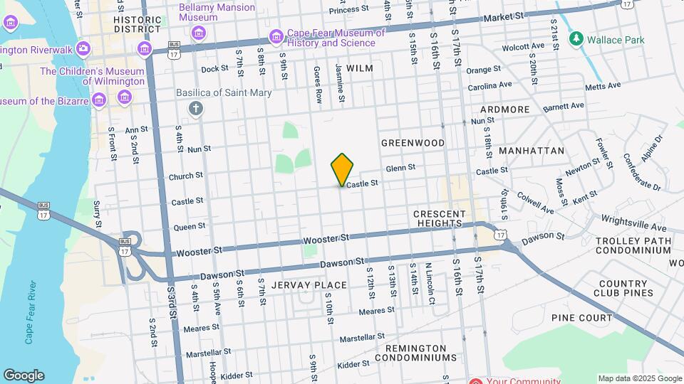 607 S 11th St Map and Location Details