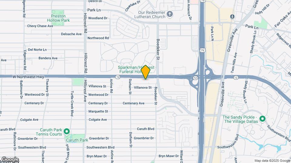 7506 W Northwest Hwy Map and Location Details