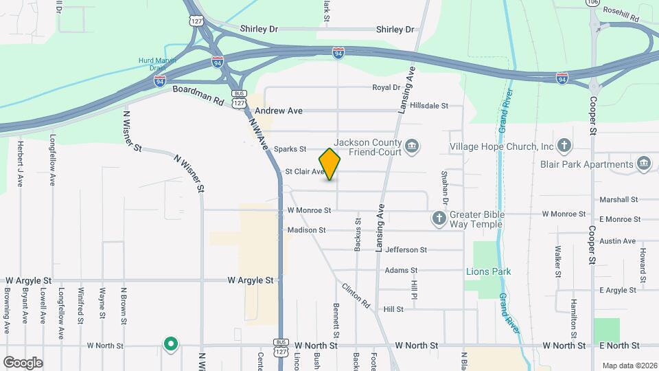 606 Dewey Ave, Unit 3 Map and Location Details
