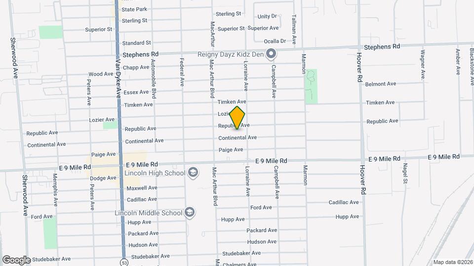 8707 Continental Ave, Unit 329 Map and Location Details
