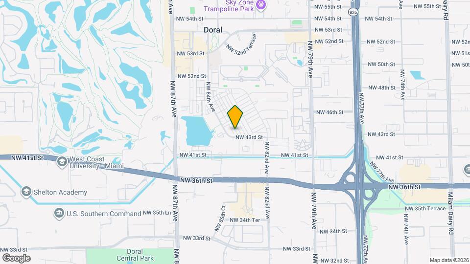 4540 NW 83rd Path Map and Location Details