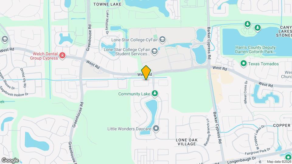18511 Cypress Steppe Ln Map and Location Details
