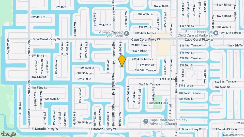5009 SW 20th Pl Map and Location Details