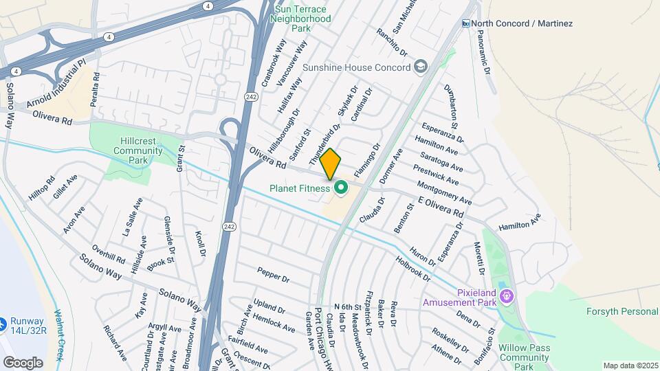 Olivera Villa Mapa y Detalles de la Ubicación