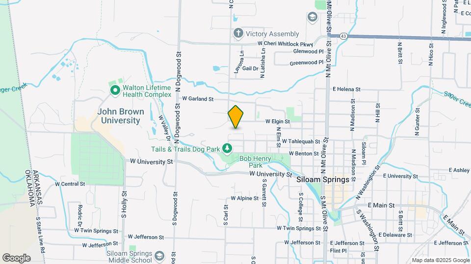 506 N Oak Hill St Map and Location Details