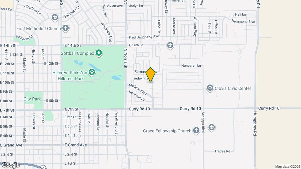 1020 Mockingbird Ln Map and Location Details