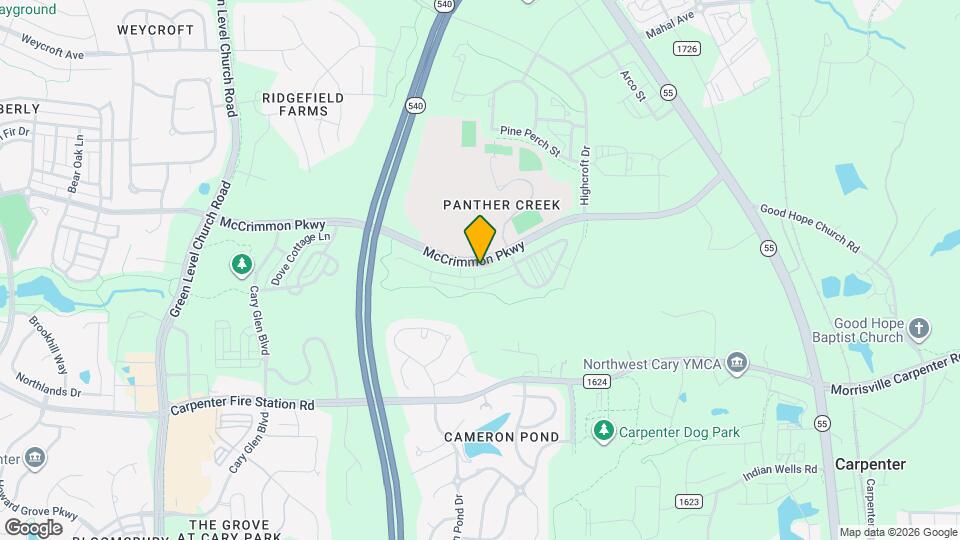 1242 Channing Park Cir Map and Location Details