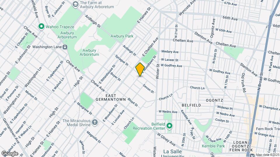 968 E Woodlawn St Map and Location Details