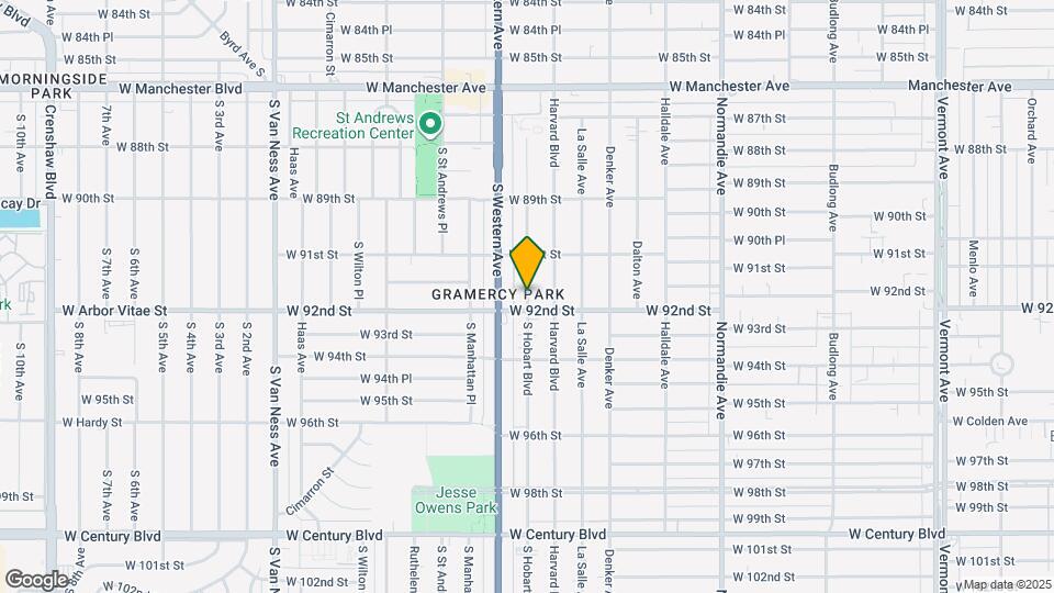 9149 S Hobart Blvd Mapa y Detalles de la Ubicación