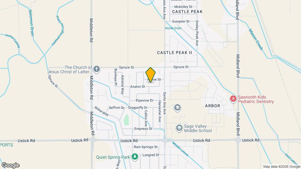 10600 Avalon St Map and Location Details