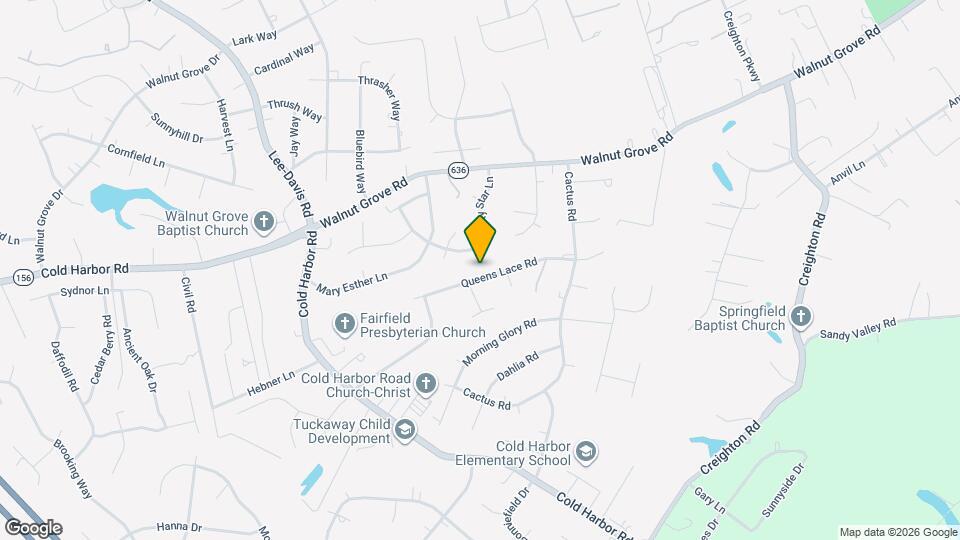 6326 Queens Lace Rd Map and Location Details