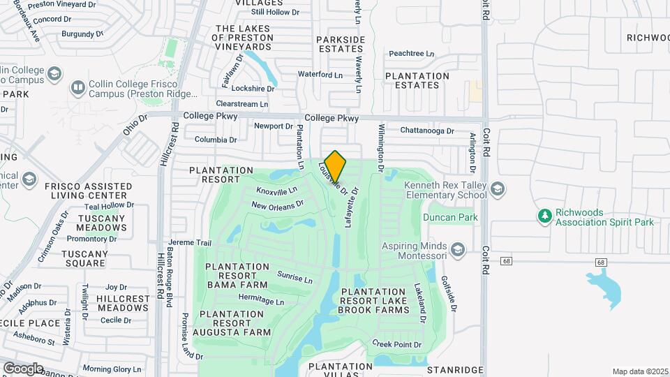 5901 Louisville Dr Map and Location Details