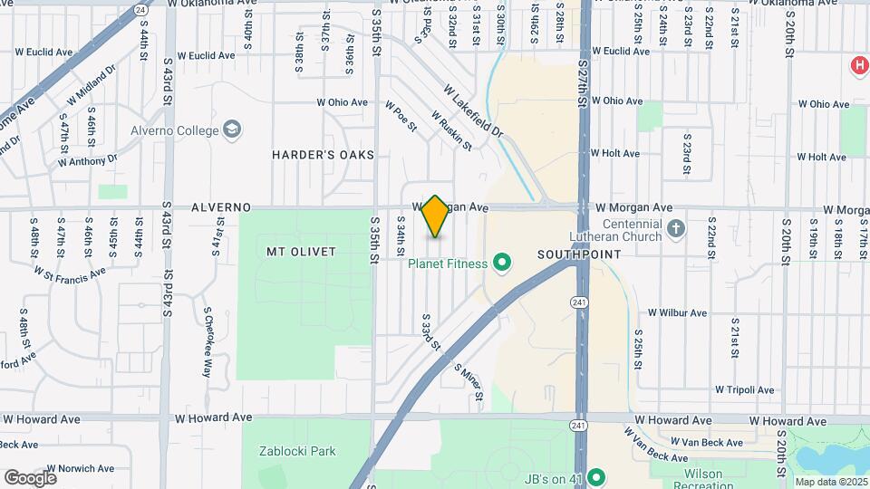 3558 S 33rd St Map and Location Details