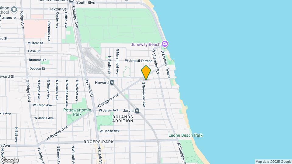 1441 W Howard St Mapa y Detalles de la Ubicación