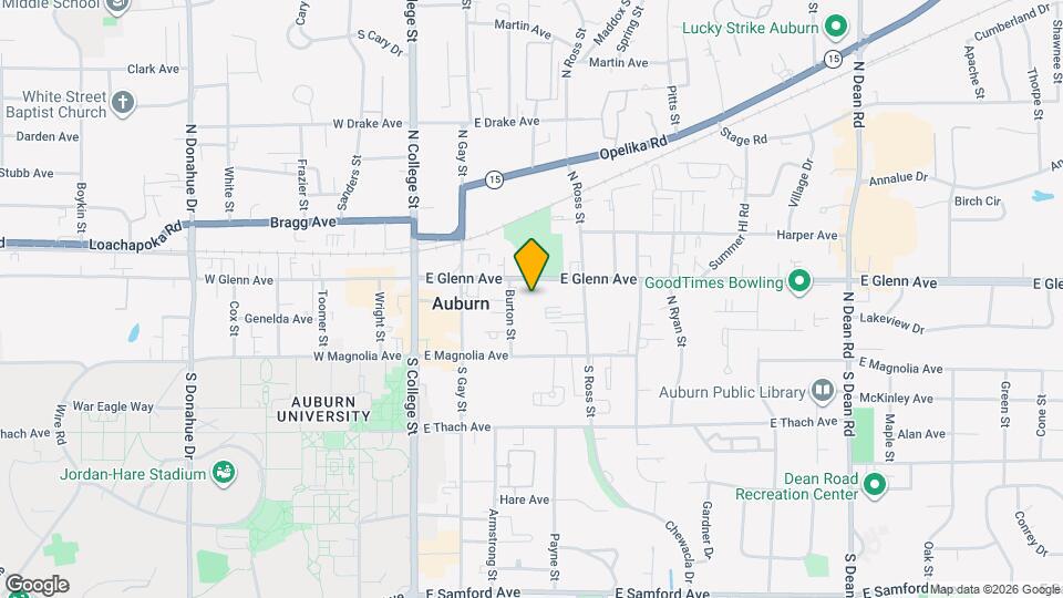 330 E Glenn Ave Map and Location Details