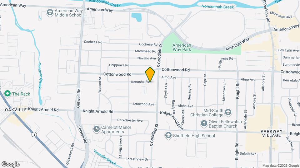 4221 Kenosha Rd Map and Location Details