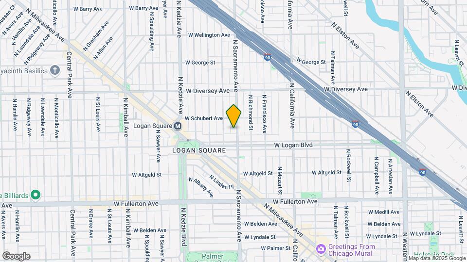 2620 N Sacramento Ave Map and Location Details