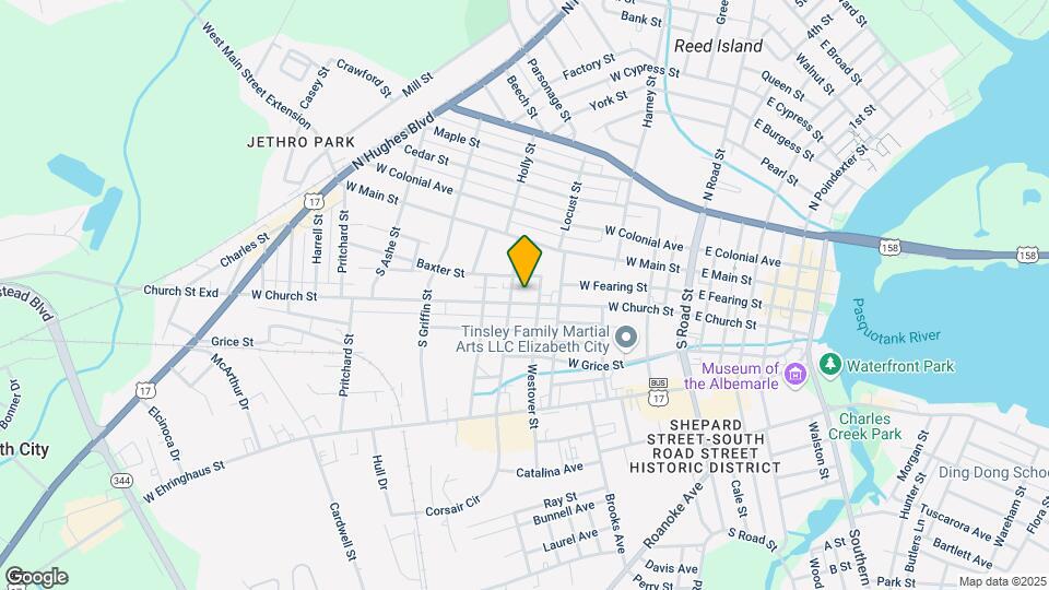 704 W Church St Map and Location Details