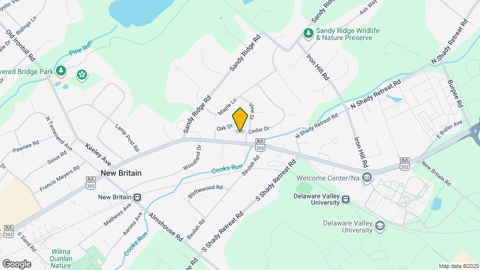 347 E Butler Ave Map and Location Details