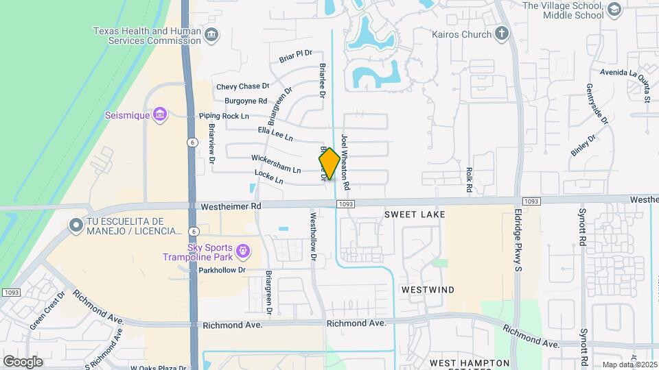 2419 Briarlee Dr, Unit 201 Map and Location Details