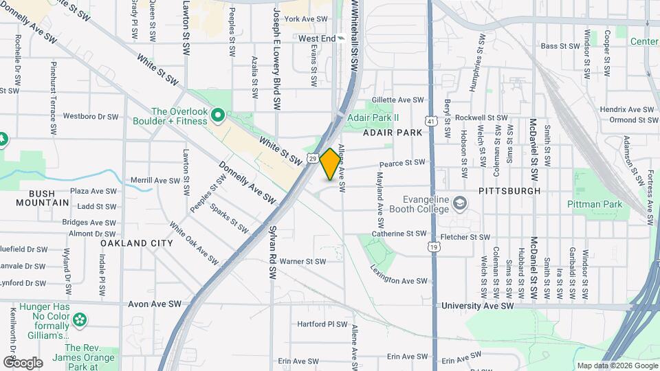 822 Elbert St SW Map and Location Details