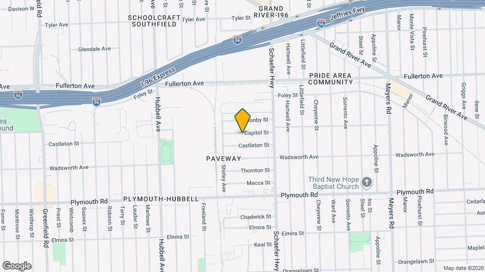 13737 Capitol St Map and Location Details