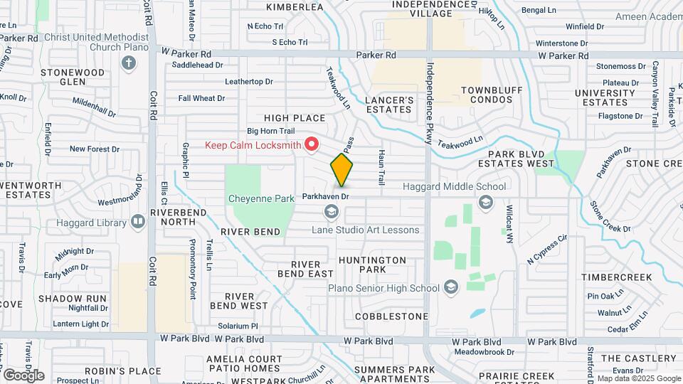 3413 Parkhaven Dr Map and Location Details
