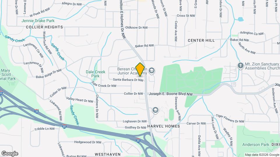 2541 Santa Barbara Dr NW Map and Location Details