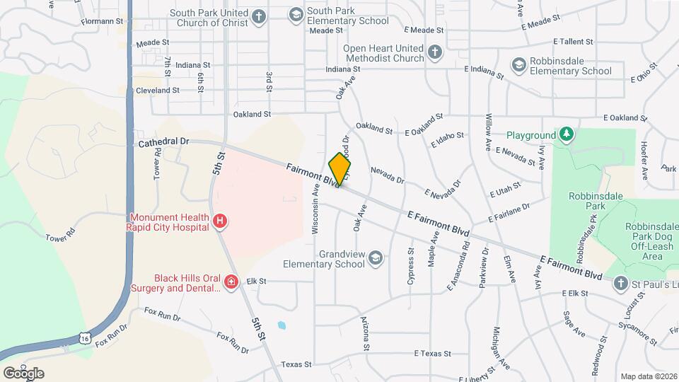 101 Fairmont Blvd Mapa y Detalles de la Ubicación
