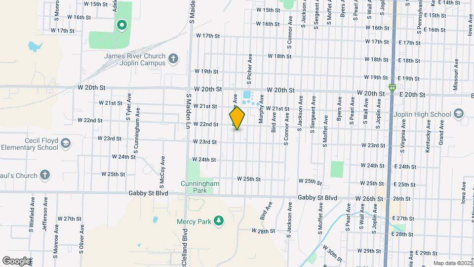 2215 S Empire Ave Map and Location Details