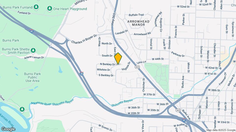 2209 N Berkley Dr Map and Location Details