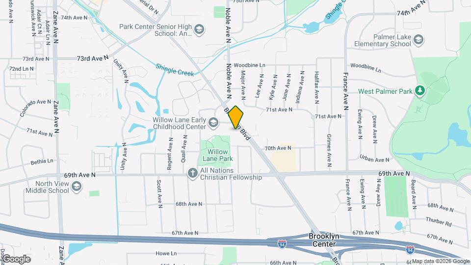 7021 Brooklyn Blvd Map and Location Details