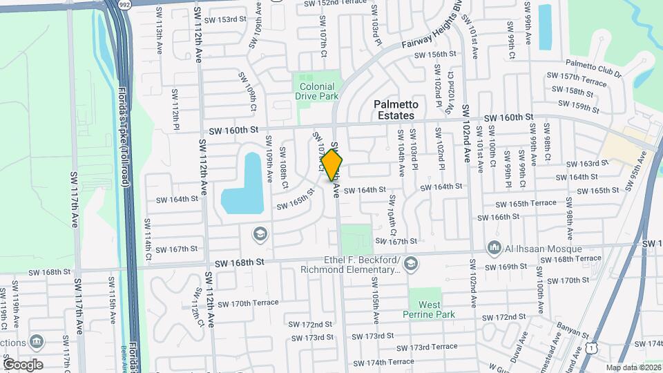 16330 SW 107th Ave Map and Location Details