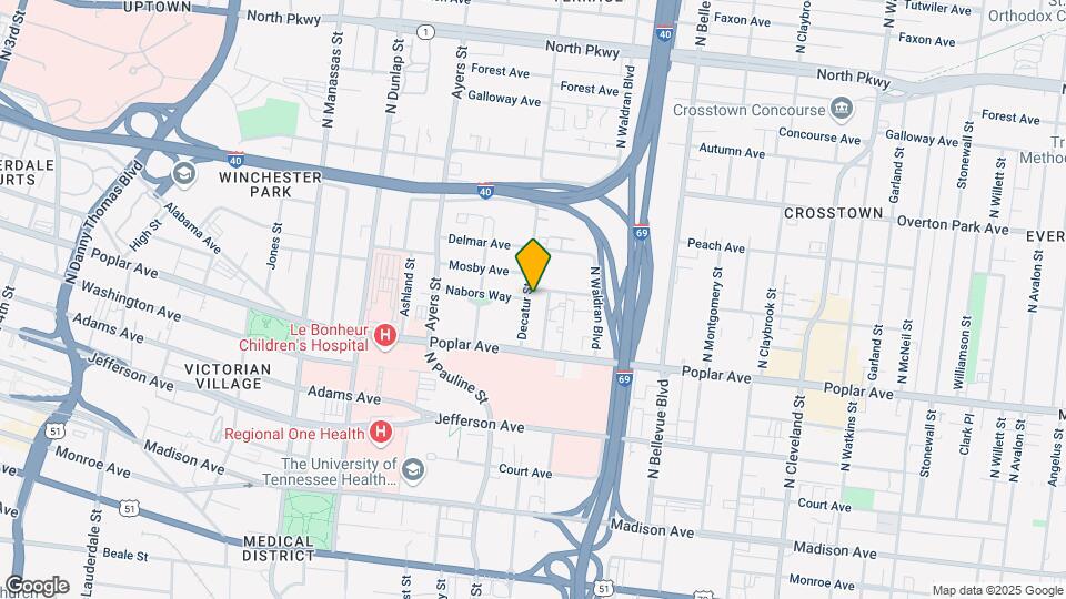 244-246 E Decatur St Mapa y Detalles de la Ubicación