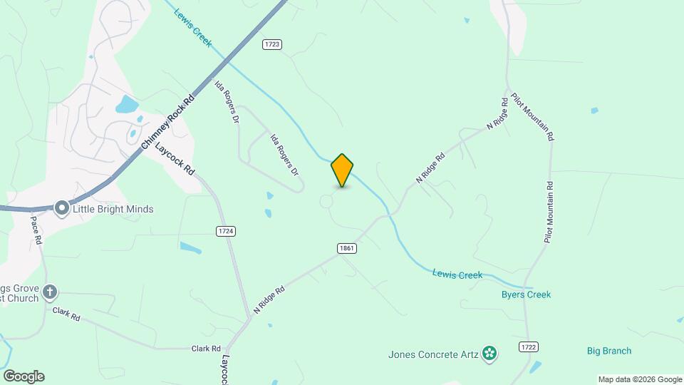 265 Lewis Creek Dr Mapa y Detalles de la Ubicación