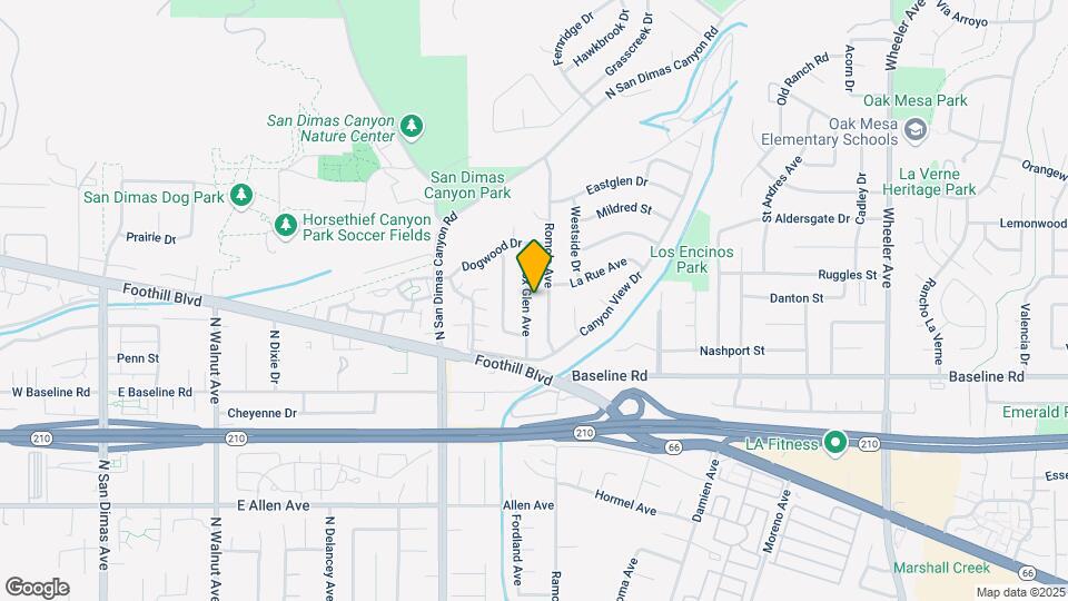 4686 Fox Glen Ave Map and Location Details