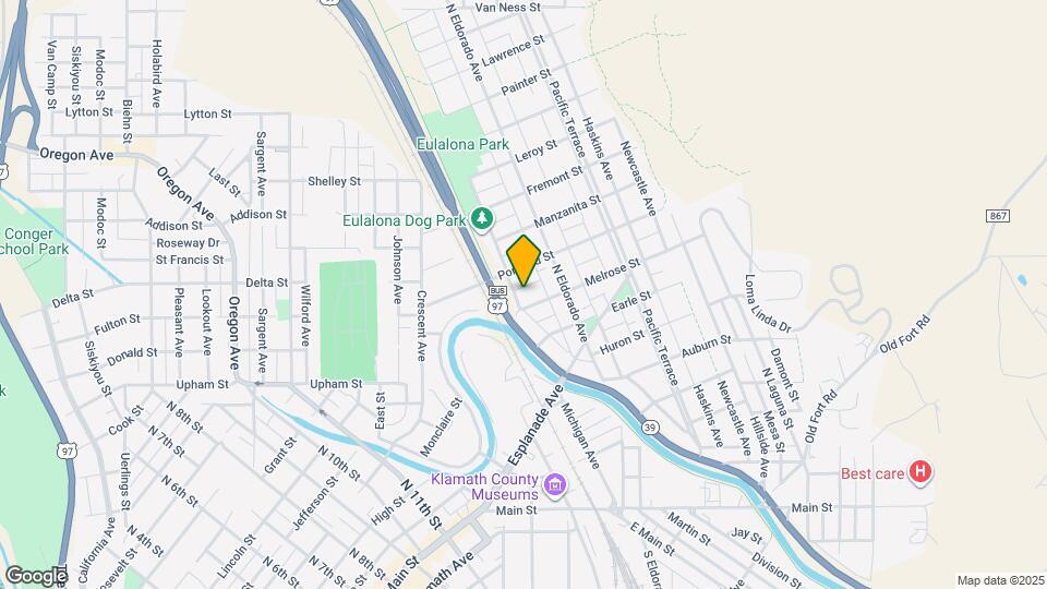 1835 Melrose St Map and Location Details