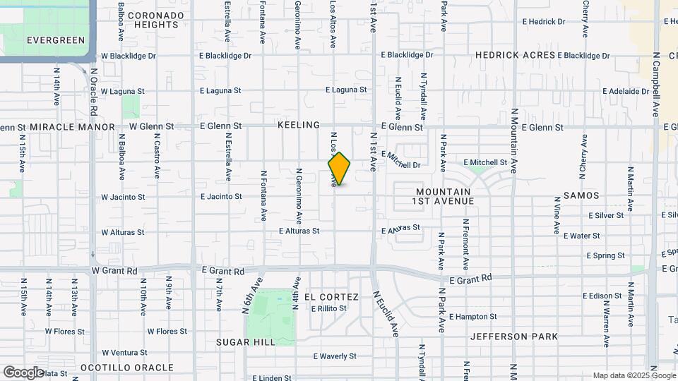 511-517 E Jacinto St Mapa y Detalles de la Ubicación