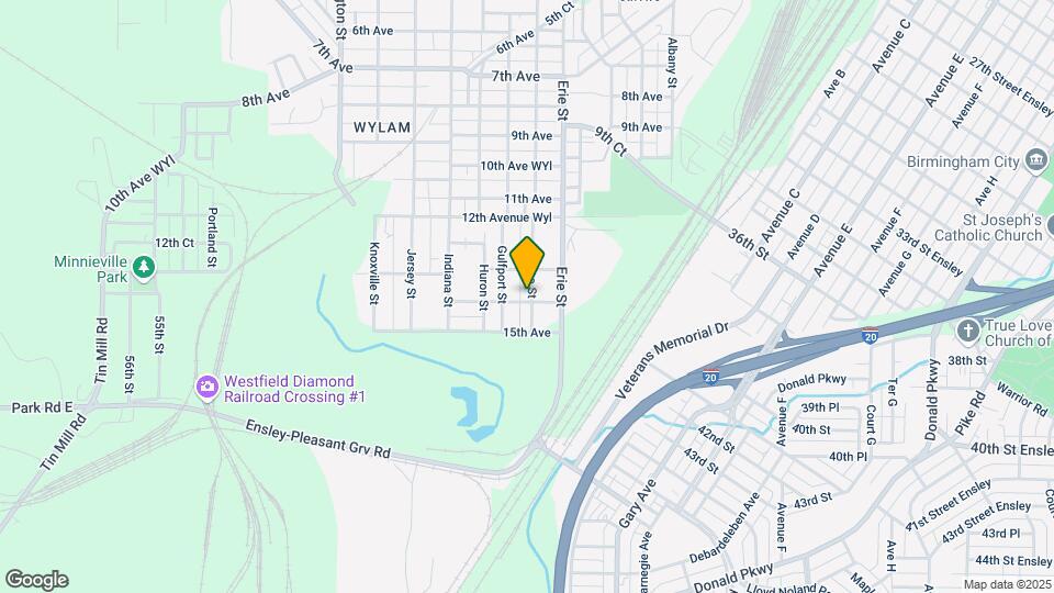 1322 Frisco St Map and Location Details