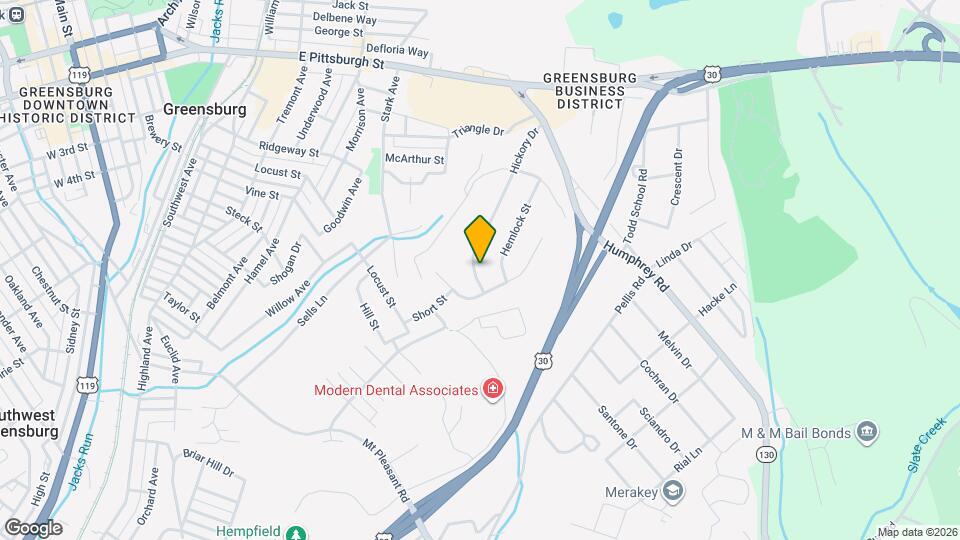 563 Hickory Dr Map and Location Details