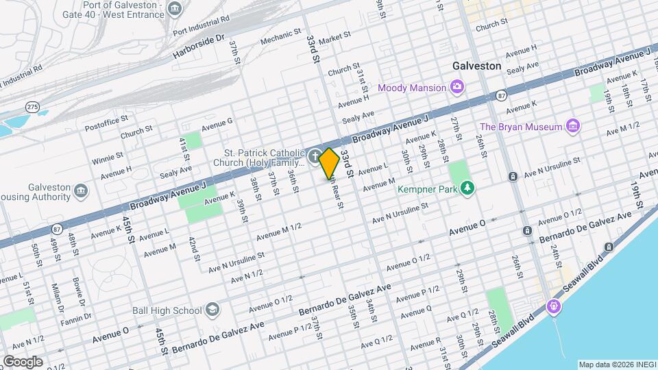 3407 Avenue L Map and Location Details