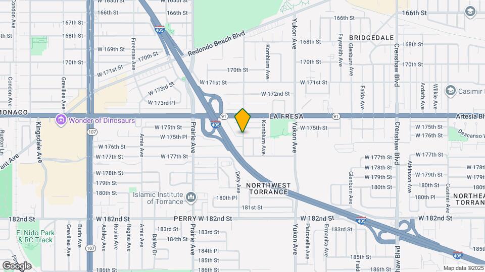 2619 W 176th Ct Map and Location Details